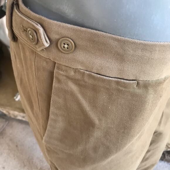 NEW Banana Republic Tan Trouser Straight Fit Cotton Pants Men’s Size 38 NWT $100 - Picture 5 of 8